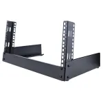 StarTech.com 2-Post 4U Desktop Server Rack, Small Open Frame 19in Computer Rack, Compact v&otilde;rk Rack for AV / Studio / Data / IT Equipment - Free Standing Two-Post Home/Office Rack