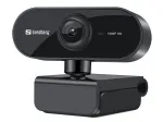 Sandberg USB veebikaamera Flex 1080P HD, 2 MP, 1920 x 1080 pikslit, Full HD, 30 kaadrit sekundis, USB, must