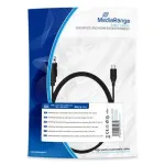 Laadimis- ja s&uuml;nkroonimiskaabel MediaRange MRCS184 USB 2.0 micro-USB 2.0 B-pistikule 1,8 m must