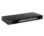 D-Link DGS-1520-28/E v&otilde;rgul&uuml;liti, haldatav, L3, 10G Ethernet (100/1000/10000), 1U, must