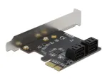 SATA PCI Express x1-kaart DeLOCK 90010 madalprofiilne kuju