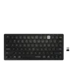 Kensington K75502DE mitme seadme kaksikjuhtmevaba kompaktne klaviatuur, 2,4 GHz + Bluetooth, DE paigutus, must