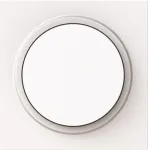 BJ keskkate 6540-44G-102 Rotary Dimmer p&ouml;&ouml;rdnupuga Valge 1 (2CKA006599A3052)