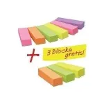 Post-it Page Marker 670-6+3, 15 x 50 mm, assortiine neoon, 900 lehte