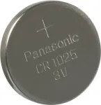 Panasonic n&ouml;&ouml;pelement liitium CR1025, 30 mAh, 3V, &uuml;hildub mudeliga DL1025 (CR1025L/1BP)
