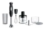 Braun MultiQuick 5 MQ55.254MBK 0,5 L saumikser 1000 W Must, Roostevaba teras