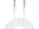 Sandberg USB-C-USB-C USB 3.2 Gen2 100W, 5m, 5 m, USB C, USB C, USB 3.2 Gen 2 (3.1 Gen 2), 10 Gbit/s, Valge