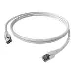 Easylan CP1KWBWBW0050 RJ45 v&otilde;rgukaabel, patch-kaabel CAT 6a S/FTP 5 m valge 1 tk
