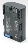 Extra Digital LP-E6 kaamera aku Canonile, 7,4V 2250mAh, Li-ion