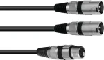 Audio kaabel XLR 3-pin 2 x XLR 3-pin Must Omnitronic 30225203