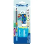 Pelikan &otilde;ppepliiatsi komplekt Combino BS, kustutuskumm, teritaja, sinine (821605)