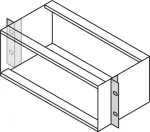 Schroff 24560499 universaalsed 19" kinnitusnurgad, 2 tk