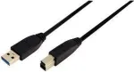 Logilink - USB-kaabel - 9 kontaktiga USB Type A (M) - 9 kontaktiga USB Type B (M) - 1 m (USB 3.0) (CU0023)