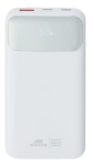 Kaasaskantav akupank Rivacase VA2211WH &mdash; 10000 mAh, PD 3.0, QC 3.0, 1x USB-A + 2x USB-C, 22,5 W v&auml;ljund
