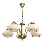 Activejet Classic lael&uuml;hter rippvalgusti RITA Patina 5xE27 elutuppa
