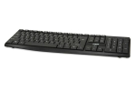 Juhtmega USB-klaviatuur IBOX Eris IKC2010B &mdash; t&auml;issuuruses 105-klahviline, USB, veekindel, must