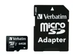 Flash-m&auml;lu Verbatim Premium 64GB MicroSDXC klass 10