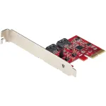 StarTech.com SATA PCIe-kaart - 2 pordiga PCIe SATA-laienduskaart - 6Gbps - t&auml;is-/madalprofiil - PCI Express SATA-adapter/kontroller - ASM1062R SATA RAID - PCIe-SATA-muundur