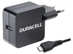 Duracell 2,4 A telefoni/tahvelarvuti seinelaadija, siseruumides, vahelduvvool, 5 V, 2,4 A, must