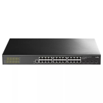 Hallatav L2 Gigabit Etherneti kommutaator Cudy GS2008S2 8 RJ-45 10/100/1000 pordi ja 2 SFP-ga, 1U riiulimontaaž, must