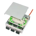 Teleg&auml;rtner STX H82050K0005 DIN-liinile kinnitatav fiiberjaotusmoodul, 12x LC MM, helehall RAL 7035