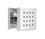 DEANTE ruudukujuline du&scaron;ipea 200x200 mm roostevaba teras kroom