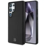 MERCEDES-BENZ Etui Mercedes Leather Debossed Lines MagSafe for Samsung Galaxy S25 Ultra Black