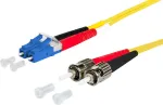 METZ CONNECT OpDAT Patchkaabel OS2 LC Duplex 2x ST Singlemode 1m Kollane I-V(ZN)H