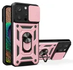 iLike iPhone 14 Pro Max Armor Camshield Case Pink