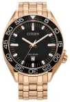 CITIZEN Eco-Drive meeste k&auml;ekell AW1773-55E 42mm roostevaba teras, must sihverplaat