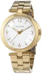 Nautica naiste k&auml;ekell NAD14001L 35mm valge nahk