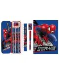 KIDS 11-in-1 Spider-Man koolitarvete komplekt pliiatsikoti, v&auml;rviliste pliiatsite, A5 m&auml;rkmiku ja muuga