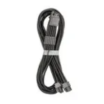 CableMod C-Series Pro ModMesh 16-pin kuni 2&times;8-pin varjestatud kaabel Corsair Type 4 ja 3 toiteallikatele, 60 cm, must