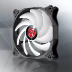 RAIJINTEK EOS 12 RBW ADD 120 mm ventilaatorid (2 tk) kontrolleri, 8-pordilise jaoturi ja kaugjuhtimispuldiga, must/valge