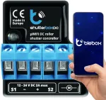 I/O module bleBox shutterBoxDC 2x binary inputs, 2x relay outputs 230V