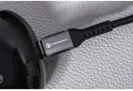 Forcell F-Energy Cafule USB-C to USB-C kaabel 3m 240W PD 3.1 QC 4.0 punutud must