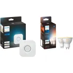 LED GU10 lambi kaksikpakett koos Hue Bridge'iga &ndash; Philips Hue Valge Ambiance, asendab 35W