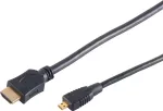 SHIVERPEAKS BS77472-3 HDMI-kaabel 2m Type A - Micro D must