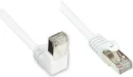 GoodConnections Cat. 5e F/UTP paigalduskaabel, 3m, valge, nurga all ja otse RJ45 805W-030EWI