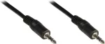 GoodConnections 3,5 mm stereo pistikukaabel 2,5 m isane-iseane must 1970-02