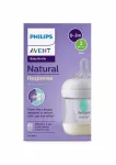 Philips Avent Natural Response vastukoolikuline beebipudel AirFree-&otilde;hutusavaga, 125 ml, vasts&uuml;ndinule Flow 1, 0m+