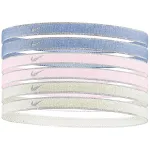 Nike Swoosh Sport juuksemummud 6-pakk Metallic Purple, Pink, Yellow N1002008511OS
