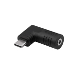 Akyga AK-ND-D17 DC 3,0 x 1,0 mm &ndash; USB-C PD adapter s&uuml;learvutilaadijale, 65 W