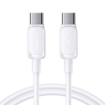 Joyroom S-A14 Multi-Color Series USB-C - USB-C kaabel, 60 W, 480 Mbps, 1,2 m, valge (S-CC100A141W)