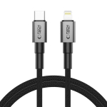Tech-Protect Ultraboost DNA USB-C / Lightning kaabel PD27W/3A 100 cm, Iron Grey