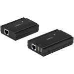StarTech.com 4-pordiline USB 2.0 pikendusjaotur &uuml;le &uuml;he CAT5e/CAT6 Etherneti kaabli (RJ45) - 330 jalga (100 m) - USB pikendusjaoturi adapteri komplekt - metallkorpus - v&auml;lise toitega - 480 Mbps