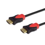 Savio CL-141 HDMI-kaabel 10 m HDMI Type A (Standard) Must,Punane