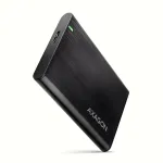 HDD/SSD korpus AXAGON EE25-A6M &mdash; 2,5-tolline SATA, USB 3.2 Gen 1 (5 Gbit/s), Micro-USB B USB Type-A, alumiinium, must