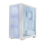 Arvutikorpus LOGIC Dart Pro Midi ARGB valge &mdash; Midi Torn, ATX, 456&times;200&times;385 mm, max GPU 34 cm, CPU jahuti k&otilde;rgus 155 mm, 3x120 mm ees + 1x120 mm taga, USB 3.0 x2, USB-C x1