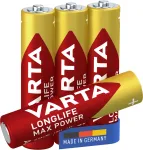 VARTA aku Longlife Max Power Micro AAA LR03 1x4